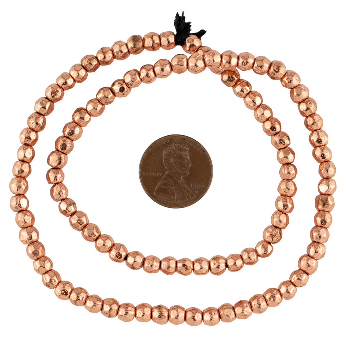 Rounded Copper Nugget Beads (5mm)
