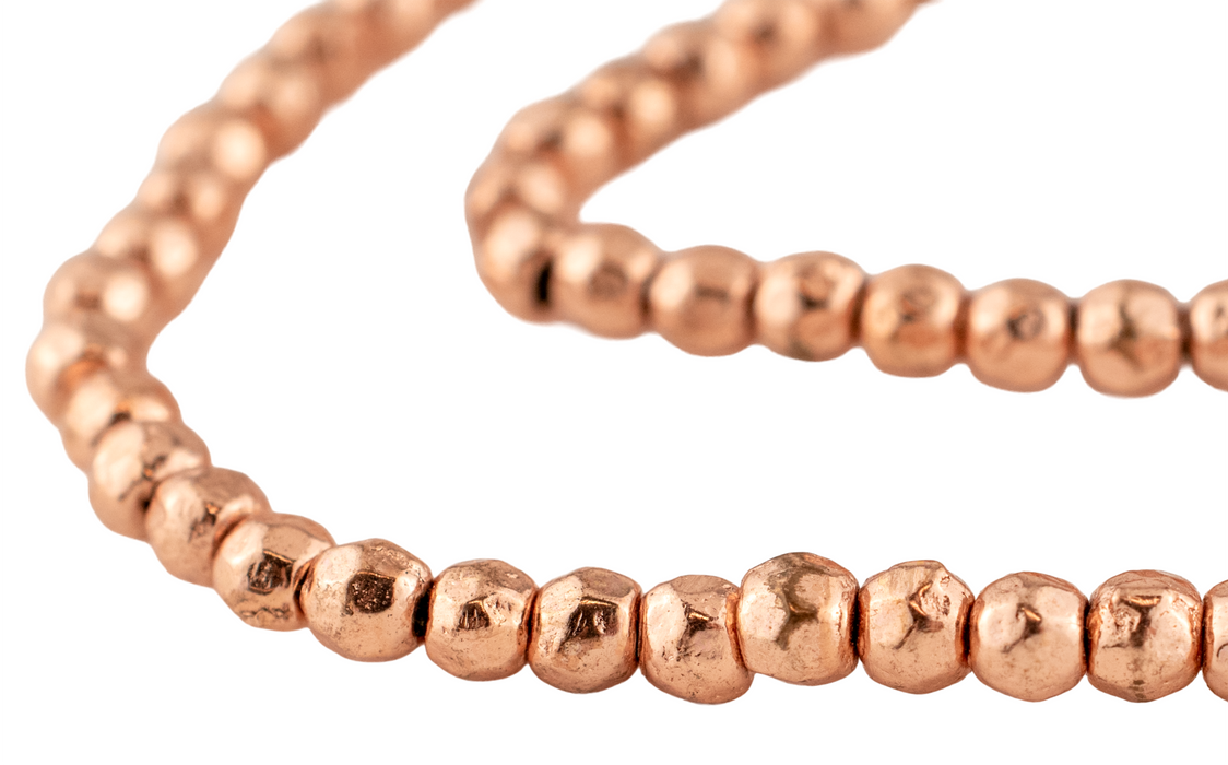 Rounded Copper Nugget Beads (5mm)