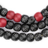 Yemenite Inlaid Tasbih Mock Coral Prayer Beads #2693
