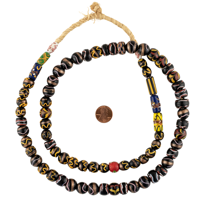 Assorted Antique Fancy Venetian Trade Beads #17766