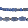 Multifaceted Antique Russian Blue Trade Beads  #77303