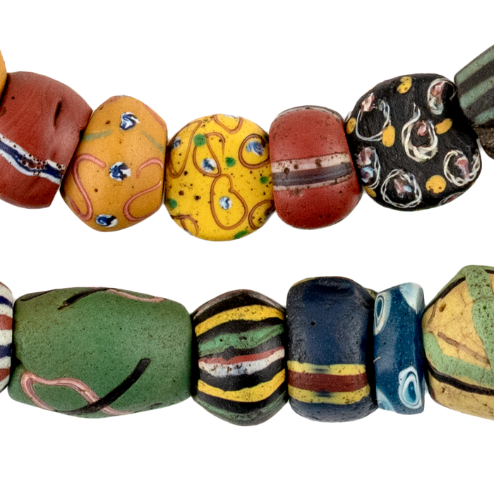 Jumbo Mixed Antique African Trade Beads #17765