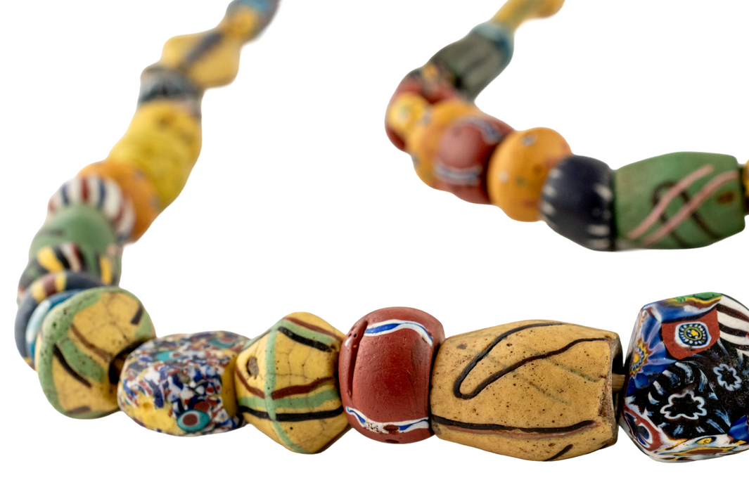 Jumbo Mixed Antique African Trade Beads #17765