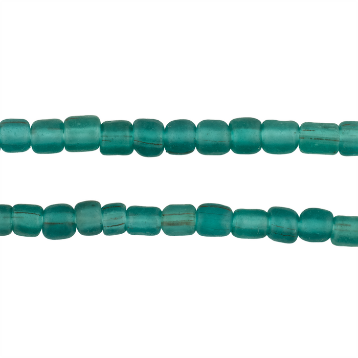 Aqua Java Glass Beads