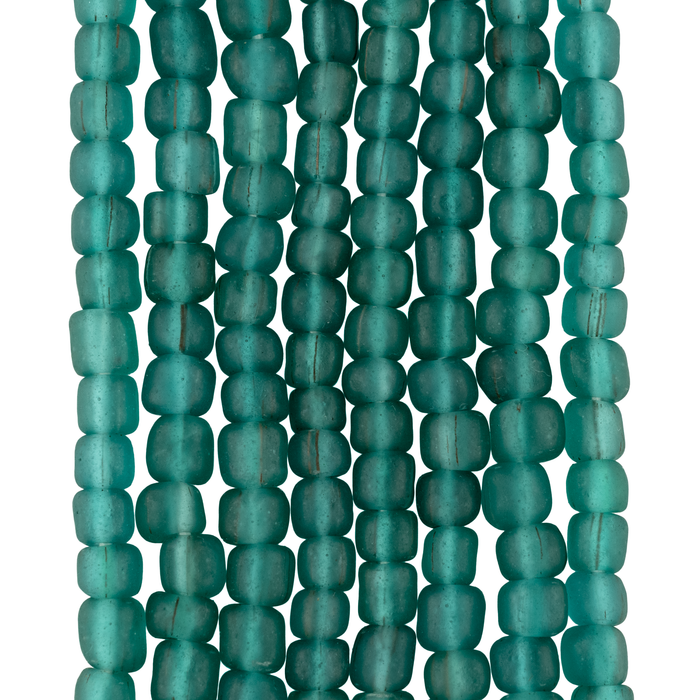 Aqua Java Glass Beads