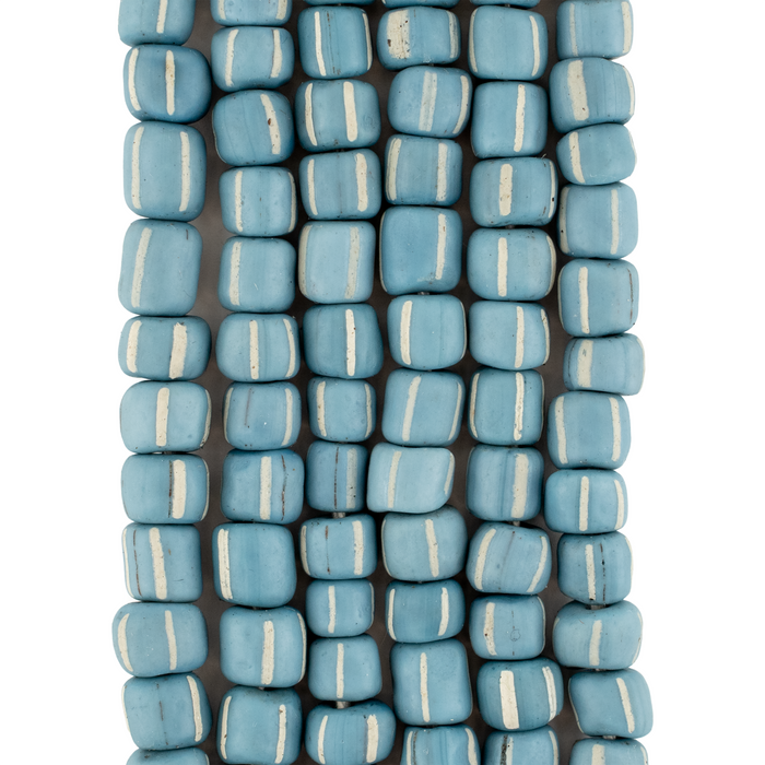 Light Blue Java Gooseberry Beads (6-9mm)