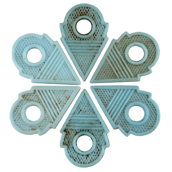 Baby Blue Vintage Glass Talhakimt Pendant