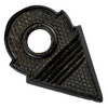 Black Vintage Glass Talhakimt Pendant