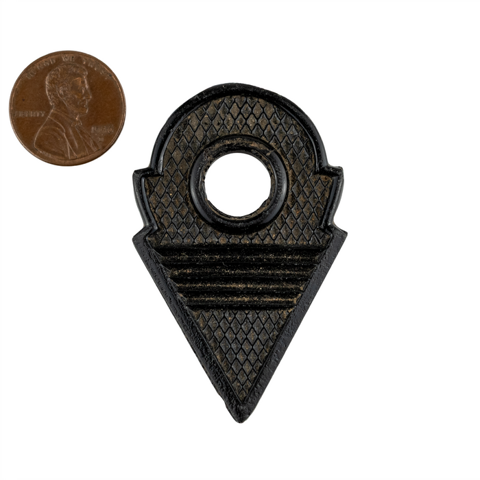 Black Vintage Glass Talhakimt Pendant