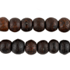 Smooth Dark Brown Bodhi Seed Mala Prayer Beads (12mm)