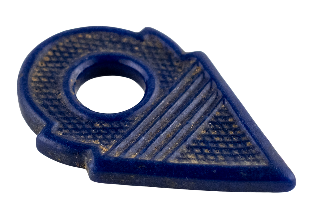 Cobalt Blue Vintage Glass Talhakimt Pendant