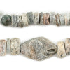 Old Mauritanian Granite Stone Disk Beads #13336