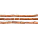 Ethiopian Copper Tube Beads (6x3mm)(Long Strand) - The Bead Chest