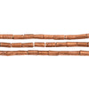 Ethiopian Copper Tube Beads (6x3mm)(Long Strand)