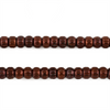 Antique Copper Ridged Round Beads (6mm)