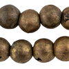 Nigerian Brass Globe Beads (18mm)
