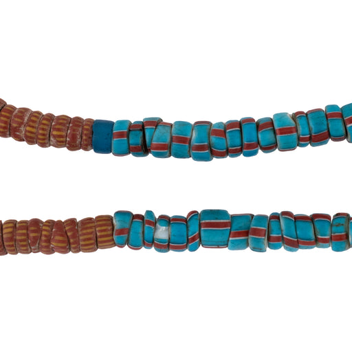 Old Ghana Glass Bead Meldey #11475