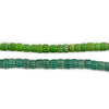 Old Green Watermelon Chevron Bead Medley #13422