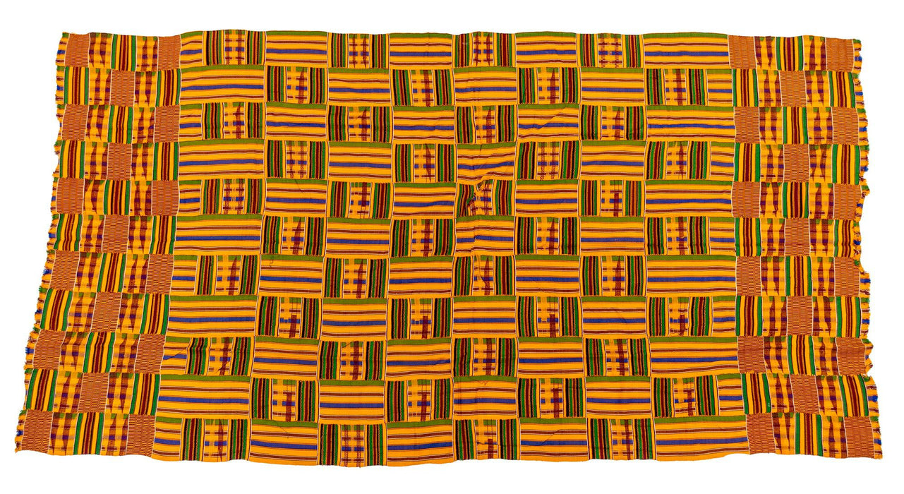 African Ashanti Kente Cloth #14880 - The Bead Chest