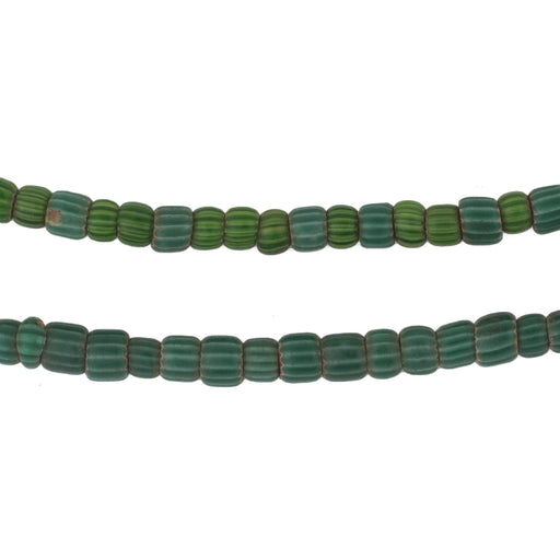 Old Green Watermelon Chevron Bead Medley #11476
