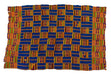 African Ashanti Kente Cloth (Blue Tones) - The Bead Chest