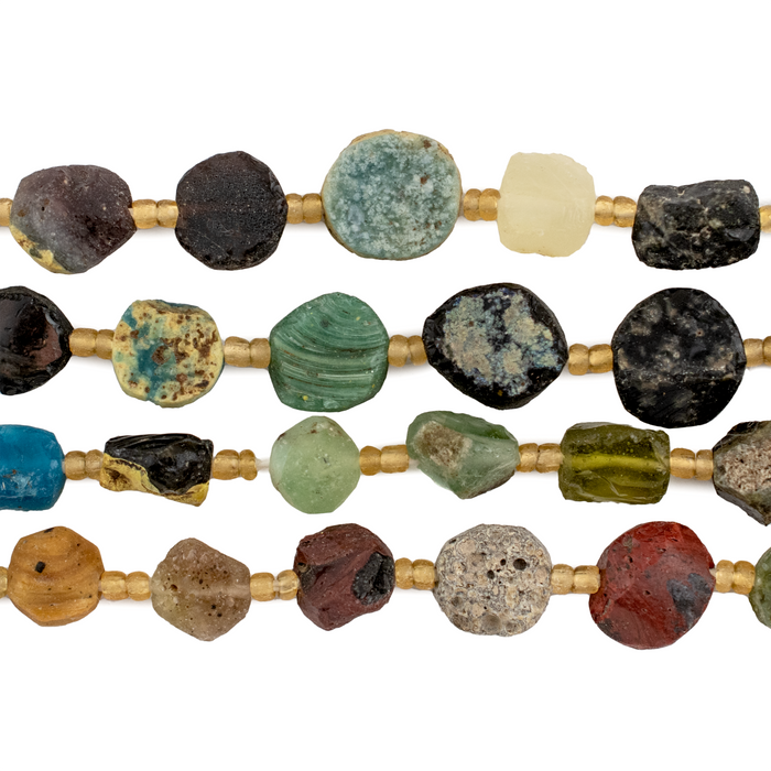 Multicolor Glass Gebre Beads