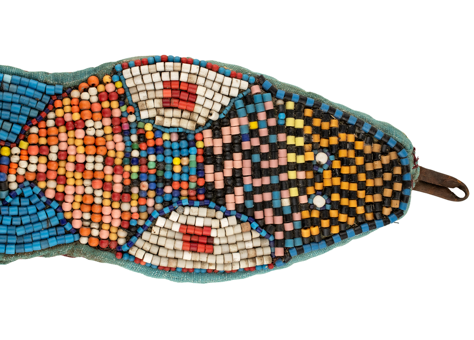 Vintage African Yoruba Beaded Belt #17214