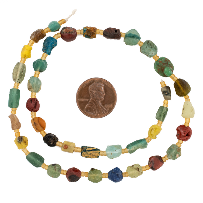 Multicolor Glass Gebre Beads