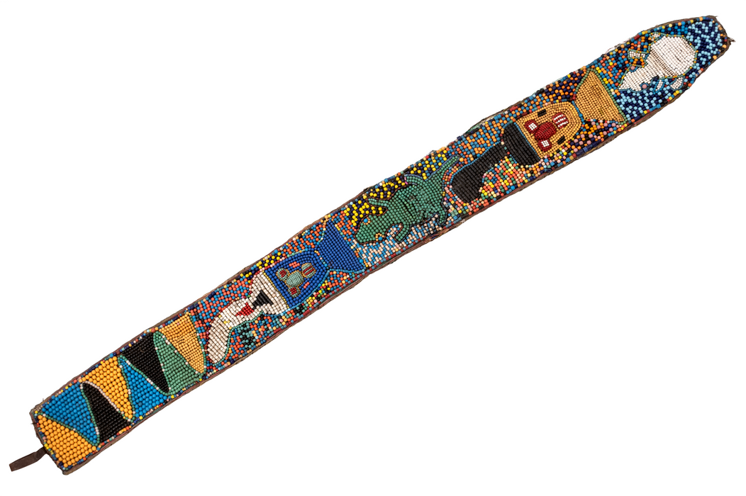 Vintage African Yoruba Beaded Belt #17215