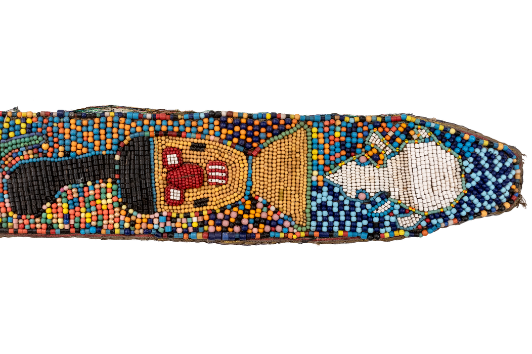 Vintage African Yoruba Beaded Belt #17215