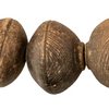 Extra Large Rustic Nigerian Clay Spindle Beads