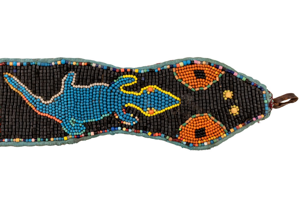 Vintage African Yoruba Beaded Belt #17213