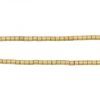 Matte Brass Tube Beads (3mm)