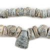 Old Mauritanian Granite Stone Disk Beads #13337