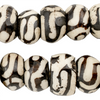 Traditional Batik Bone Beads (Large)