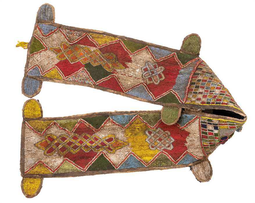Vintage African Yoruba Beaded Belt #17211