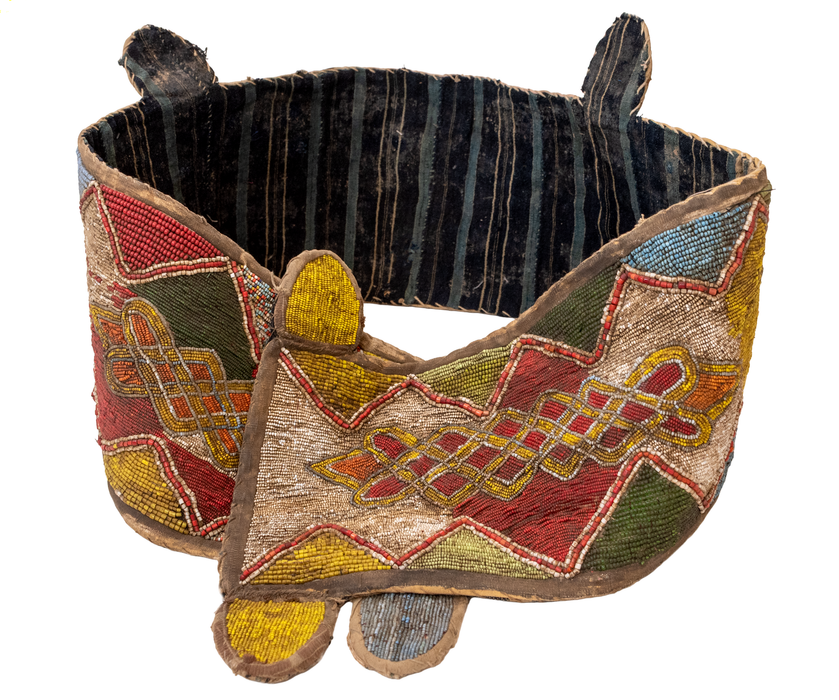 Vintage African Yoruba Beaded Belt #17211