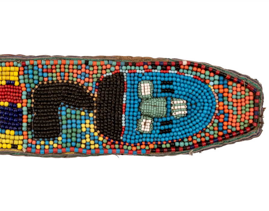 Vintage African Yoruba Beaded Belt #17210