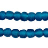 Light Azul Recycled Glass Beads (11mm)