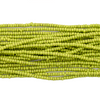 Vintage Fulani Lime Green Glass Seed Bead Necklace
