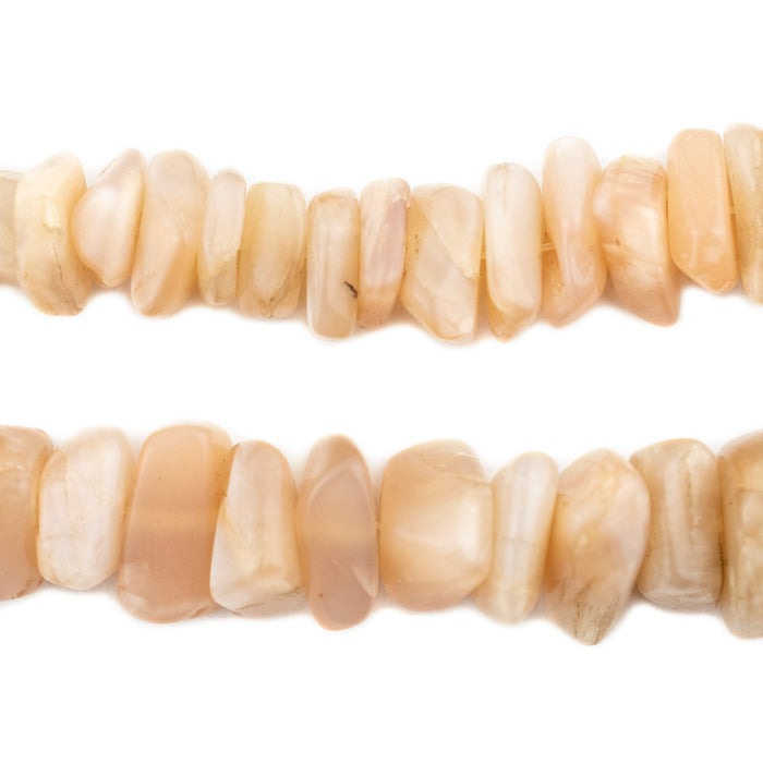 Peach Moonstone Chip Beads (7-15mm)