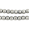 Antique Silver Hollow Sphere Beads (8mm)