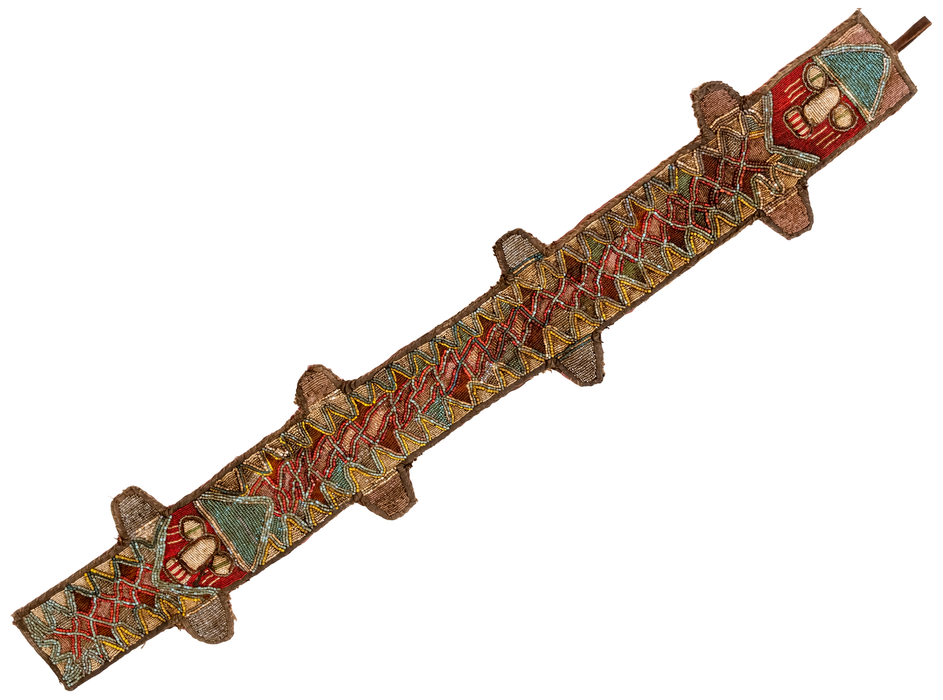 Vintage African Yoruba Beaded Belt #17209