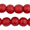 Red Recycled Glass Beads (18mm)