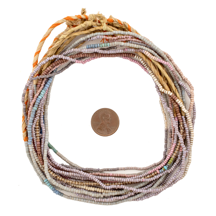 Vintage Fulani Pastel Glass Seed Beads
