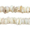 Cloudy White Agate Chip Beads (8-17mm)