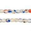 Rainbow Speckled Recycled Glass Beads (7mm)