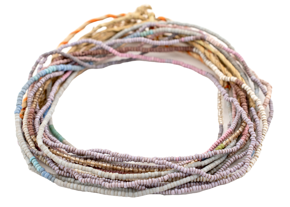 Vintage Fulani Pastel Glass Seed Beads