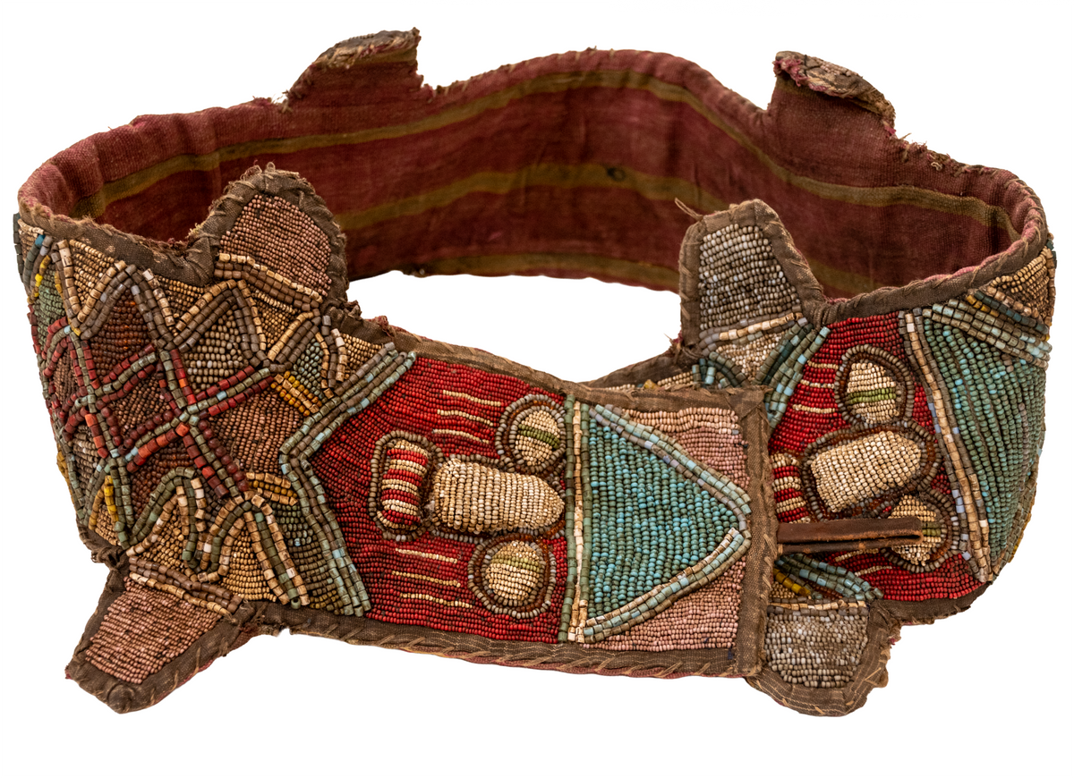 Vintage African Yoruba Beaded Belt #17209 — The Bead Chest