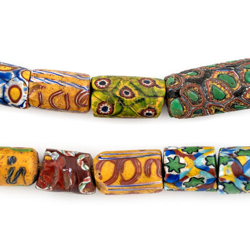 Premium Antique Venetian Millefiori Trade Beads #13392